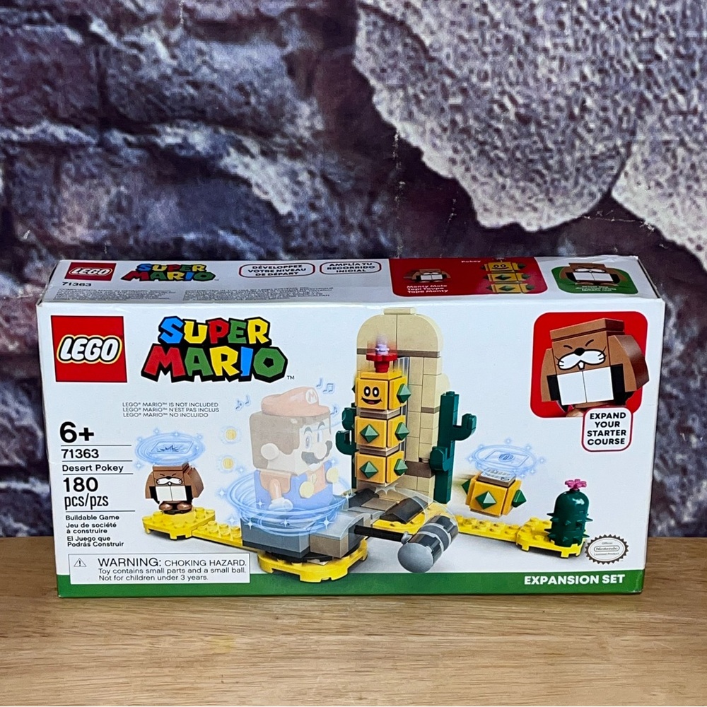 Lego Super Mario Desert Pokey Expansion Set 180pcs 71363 NIB